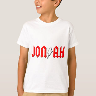 beställnings- JONAH sten - och - rulla skjortan T-shirt