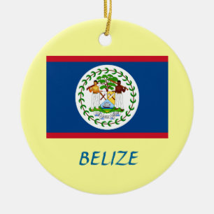 Beställnings- julprydnad för BELIZE* Julgransprydnad Keramik