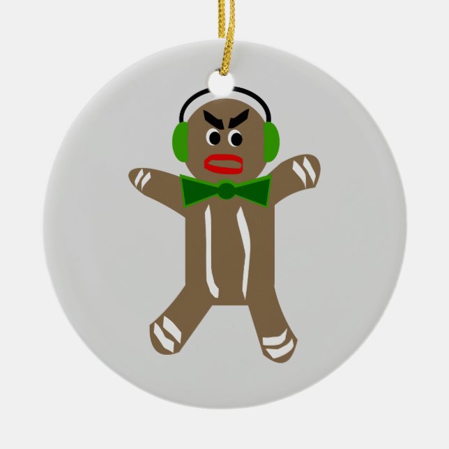 Beställnings- julprydnad för DIY Julgransprydnad Keramik (Framsidan)