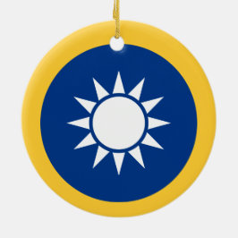 Beställnings- julprydnad för TAIWAN* Julgransprydnad Keramik