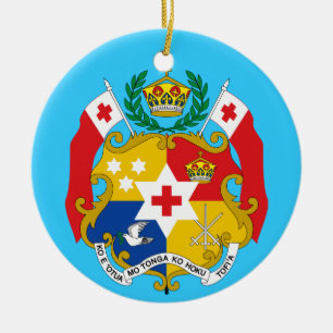 Beställnings- julprydnad för TONGA* Julgransprydnad Keramik