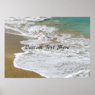 Beställnings- karibisk strand poster
