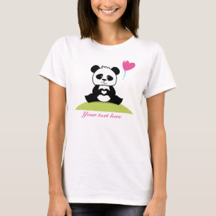 Beställnings- kärlek för Pandashändervisning T Shirt