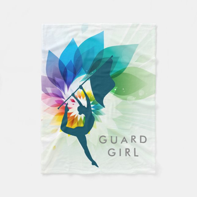 Beställnings- kast för färgvaktull fleecefilt (Framsidan)