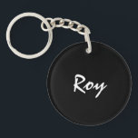 Beställnings- Keychain - personlignamn<br><div class="desc">Gör din egna beställnings- Keychain. Tillfoga lätt dina egna text och/eller färger.</div>