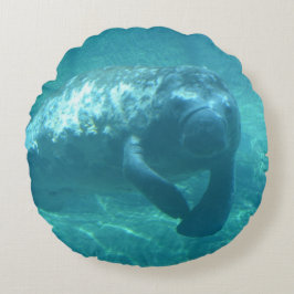 Beställnings- klass en bomullsrundadekorativ kudde