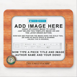 Beställnings- konst & foto Mousepads för värld Musmatta