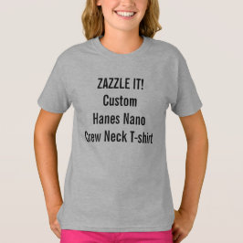 Beställnings- kvinna T-tröja för Hanes tom Nano Tee