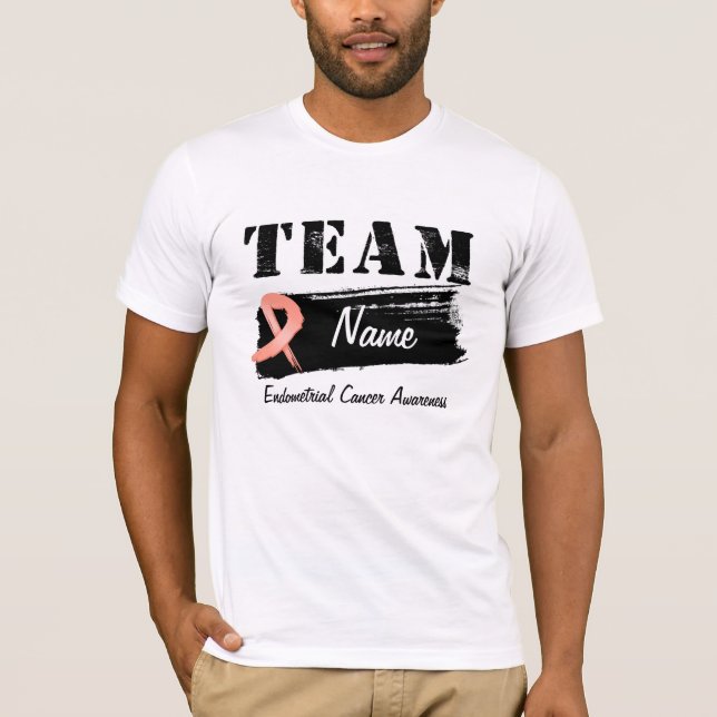 Beställnings- lagnamn - Endometrial cancer Tee (Framsida)