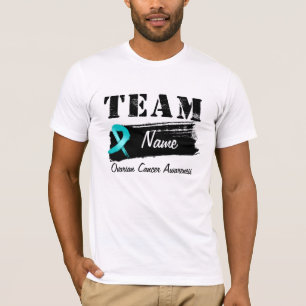 Beställnings- lagnamn - Ovarian cancer T-shirt