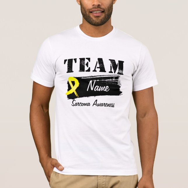 Beställnings- lagnamn - Sarcoma T-shirt (Framsida)
