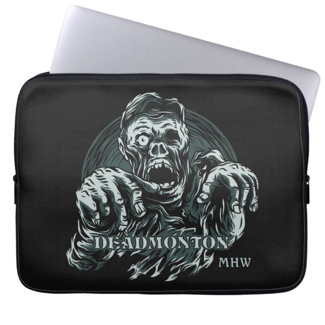 Beställnings- laptop sleeve för monogram (Framsidan)