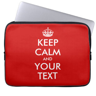 Beställnings- laptop sleeve för textbehållalugn