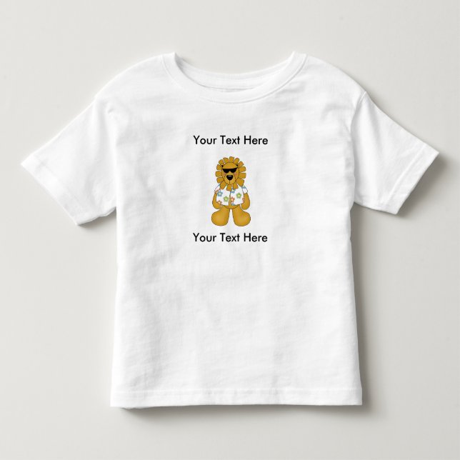 BESTÄLLNINGS- LEJON DUDET-tröja Tee Shirt (Framsida)
