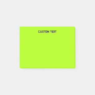 Beställnings- limefruktgrönt post-it block