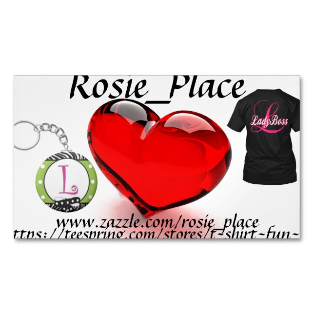 Beställnings- magnetiskt, affär magnetiska visitkort (Framsida)