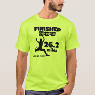 Beställnings- maraton 26,2 Mile fullföljandeTime T-shirt