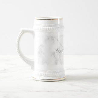 Beställnings- marmor moderna Stein - vit/guld Sejdel