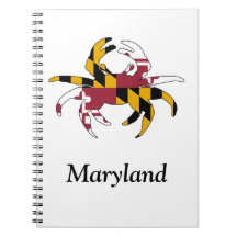 Beställnings- Maryland krabbaanteckningsbok