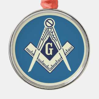 Beställnings- Masonic blåttlogeprydnad Julgransprydnad Metall