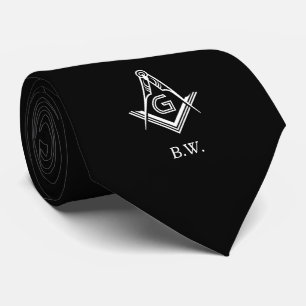 Beställnings- Masonic för Monogramfrimurare för Slips