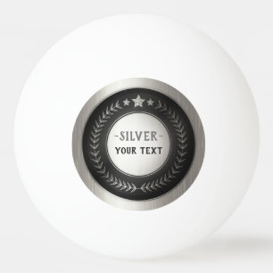 BESTÄLLNINGS- MEDALJsilver för TRYCKET DIY Pingisboll