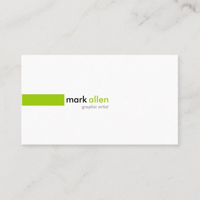 Beställnings- modern 519B Visitkort (Framsida)