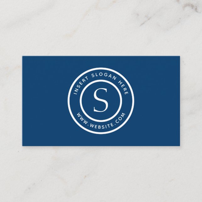 Beställnings- modern logotypprofessionell visitkort (Framsida)