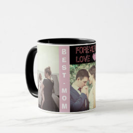 Beställnings- modern moderiktig text och foto mugg