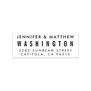 Beställnings- modern returadress för brud & för stämpel