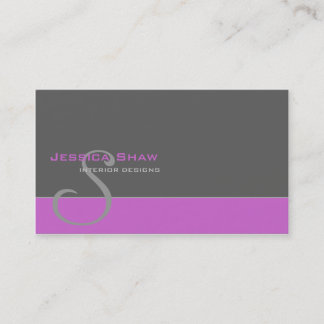 Beställnings- Monogram 3 Visitkort