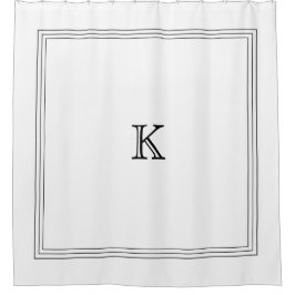 Beställnings- Monogram i den svartvita klassikern