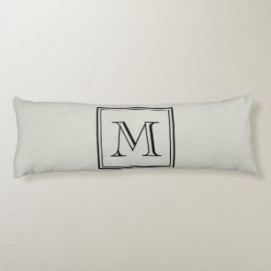 Beställnings- Monogram Kroppskudde