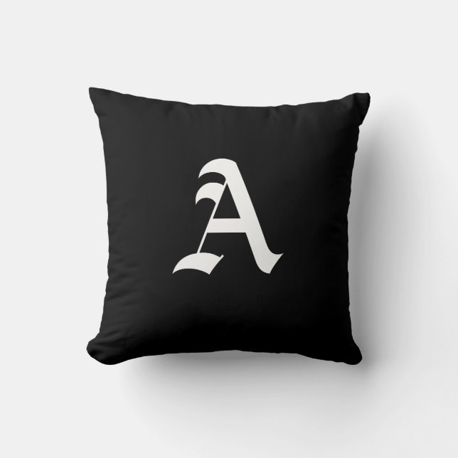 Beställnings- Monogram Kudde (Framsida)