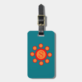 Beställnings- Monogram Maruthani Bagagebricka
