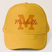Beställnings- monogram- & namnhatt