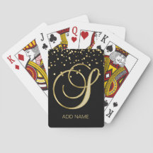 Beställnings- Monogrambrev för personlig" svart