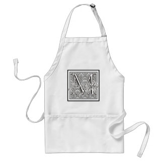 Beställnings- Monogrambröllopförkläde Förkläde