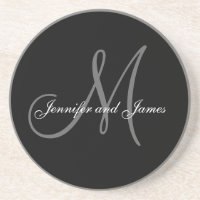 Beställnings- Monogrambröllopsdagunderlägg