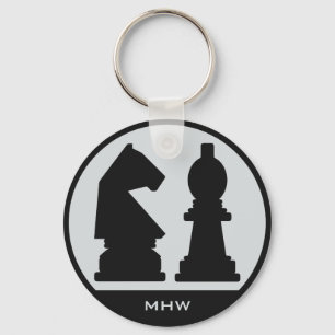 Beställnings- monogramnyckelringar för SCHACK Nyckelring