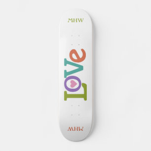 Beställnings- monogramskateboards för färgrik mini skateboard bräda 18,7 cm