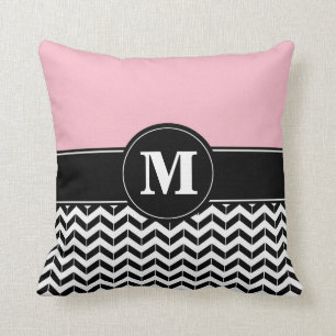 Beställnings- Monogramsparrerosor Kudde