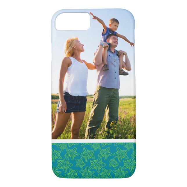Beställnings- mönster för fotosjöstjärnafolkmassa Case-Mate iPhone skal (Baksida)