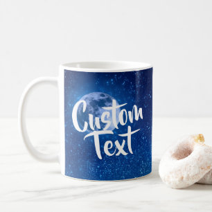 Beställnings- mugg för blåttfullmåne