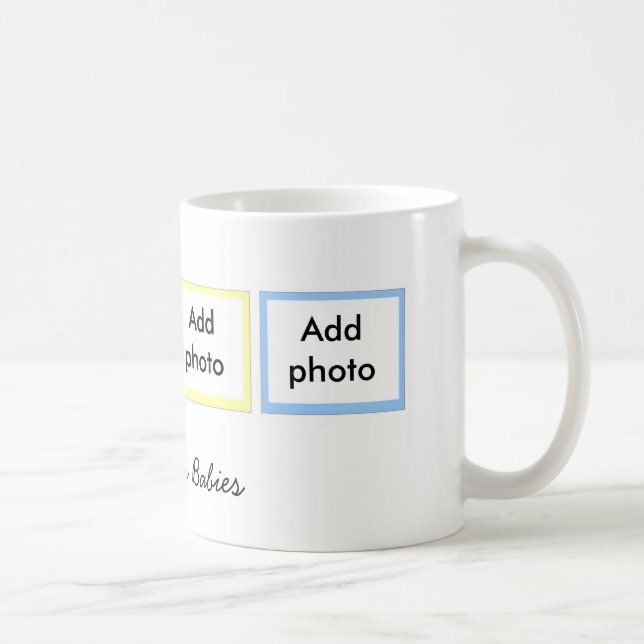 Beställnings- mugg för fyra foto (Höger)