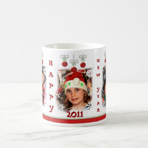Beställnings- mugg för julprydnadkaffe
