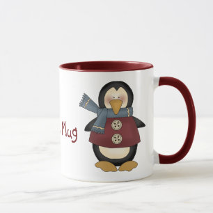 Beställnings- mugg för pingvin