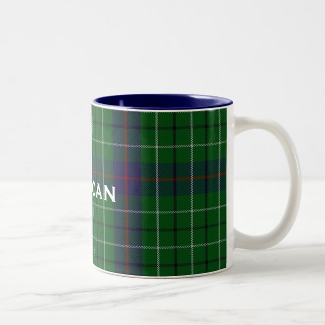 Beställnings- mugg för pläd för klanDuncan Tartan (Höger)