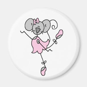 Beställnings- musBallerinamagnet Magnet