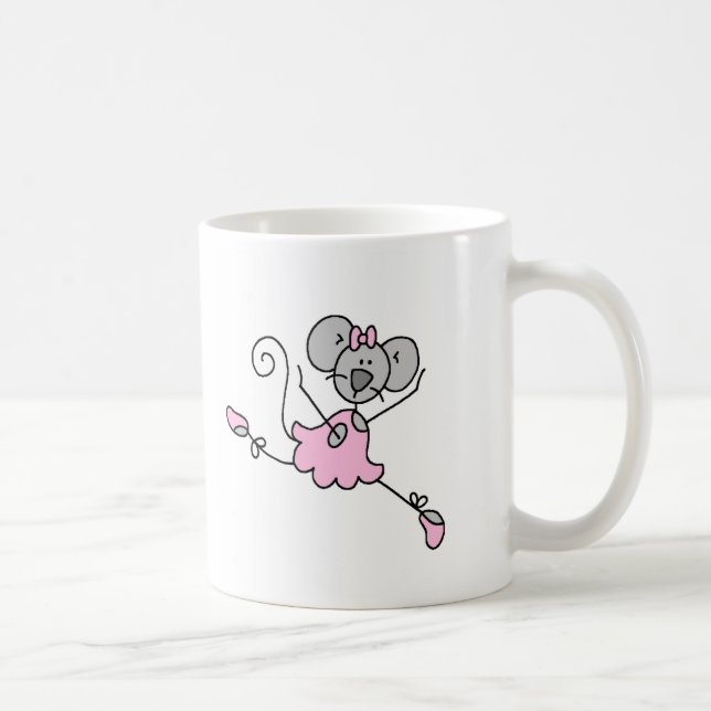 Beställnings- musBallerinamugg Kaffemugg (Höger)